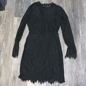 Black LuLus dress: worn once, in perfect condition